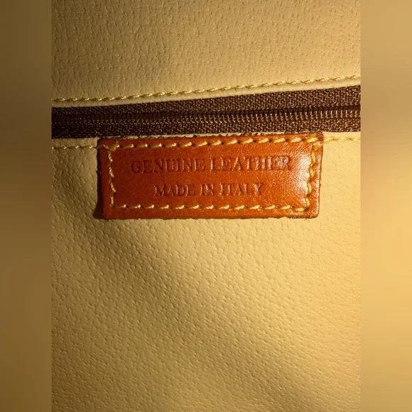 Genuine Italian Leather Mini Dome Satchel Handbag - I Medici Firenze - Picture 3 of 13